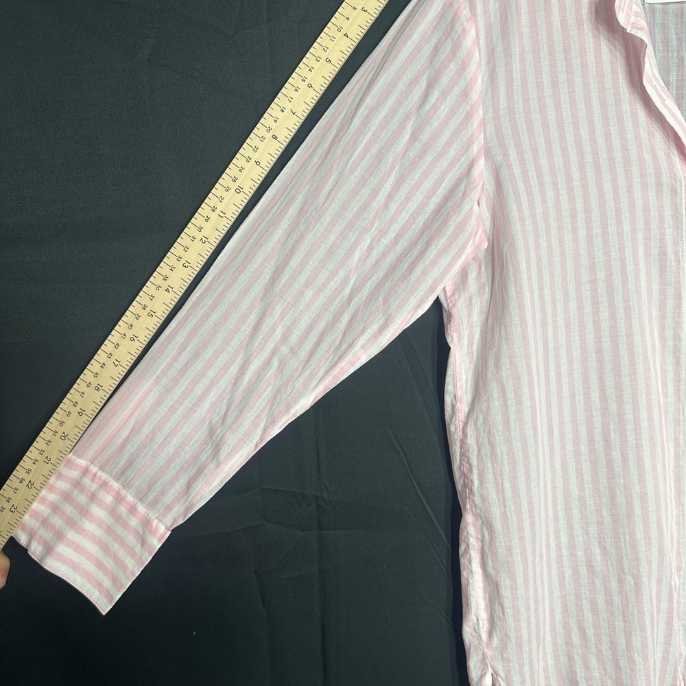 VICTORIA SECRET Pink Button-Up Shirt size M pre owned Exellent condition - Picture 6 of 8